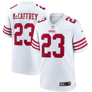 Christian McCaffrey White Jersey