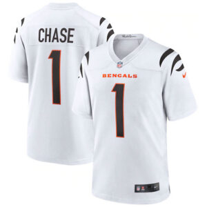 JaMarr Chase White Jersey