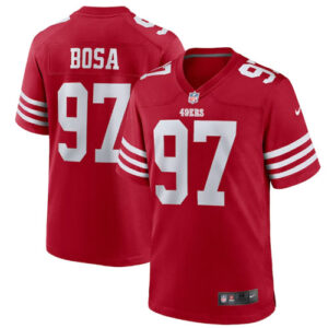 Nick Bosa Red Jersey