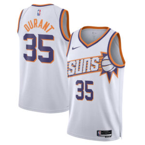 Kevin Durant Suns White Jersey