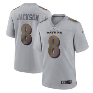 Lamar Jackson Grey Jersey