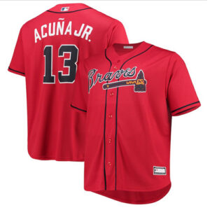 Ronald Acuna Jr Red Jersey