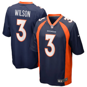 Russell Wilson Navy Jersey