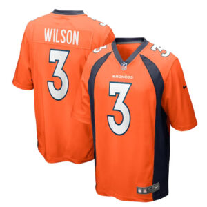 Russell Wilson Orange Jersey