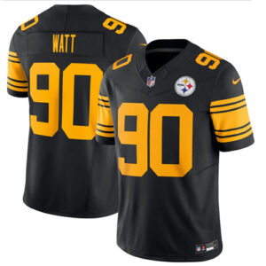 TJ Watt Black Alternate Jersey