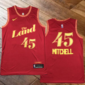 Donovan Mitchell Bergundy Jersey