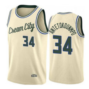Giannis Antetokounmpo Cream City connect jersey