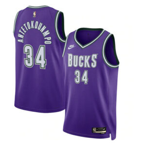 Giannis Antetokounmpo Purple jersey