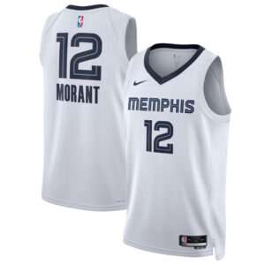 Ja Morant White Jersey