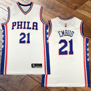 Joel Embiid White Jersey
