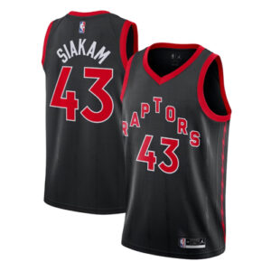 Pascal Siakam Black Alternate Jersey