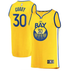 Stephen Curry Yellow Jersey