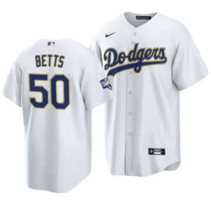 Mookie Betts Gold Jersey