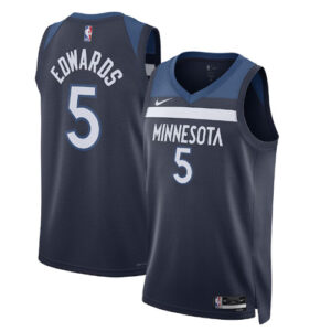 Anthony Edwards Blue Jersey
