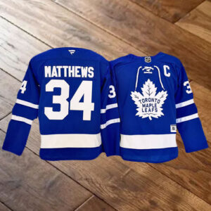 Auston Mathews Blue Jersey