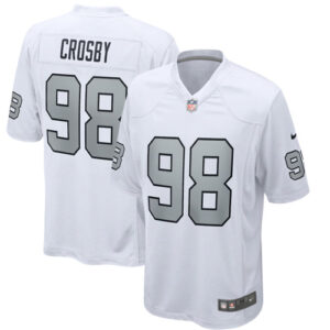 Maxx Crosby White Jersey