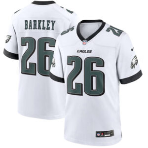 Saquon Barkley White Jersey
