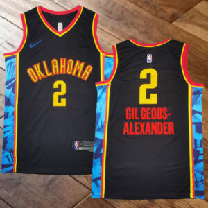 Shai Gilgeous Alexander City Black Jersey