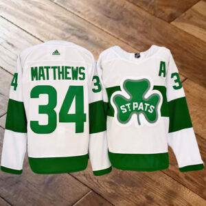 Auston Mathews St Patty's Day Jersey
