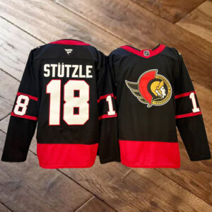 Tim Stützle Black Jersey